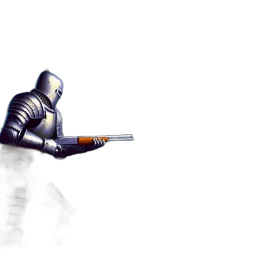 sword, weapon, robot, staff transparent PNG cut-out
