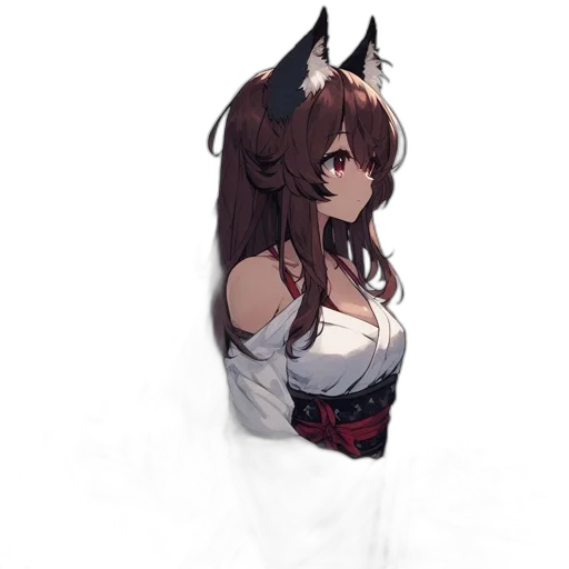 dress, staff, mask, creature transparent PNG cut-out