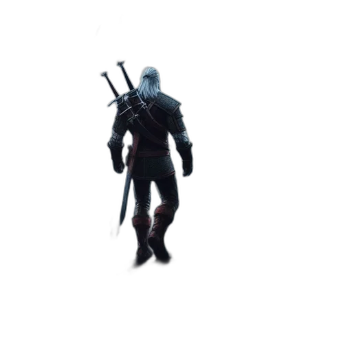 weapon, sword, creature, staff transparent PNG cut-out