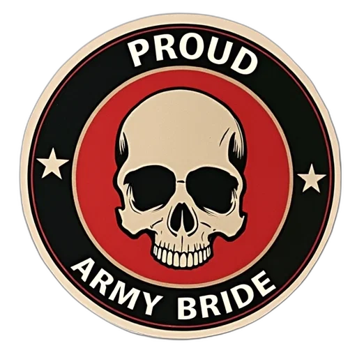 proud, army, bride, stickers transparent PNG cut-out