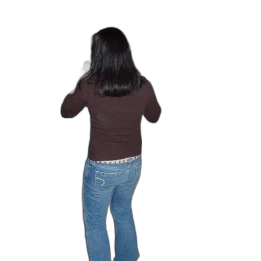 jacket, staff, hair, jewelry transparent PNG cut-out