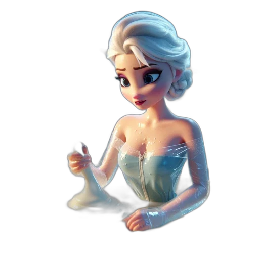 jewelry, crown, dress, staff transparent PNG cut-out