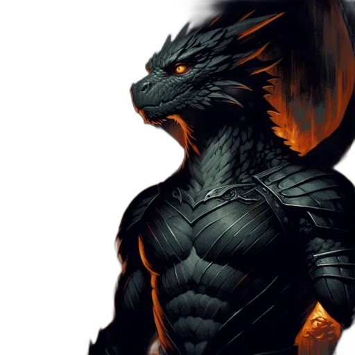 dragon, creature, animal, concept art transparent PNG cut-out