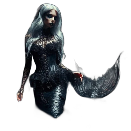 dress, creature, fantasy art, concept art transparent PNG cut-out