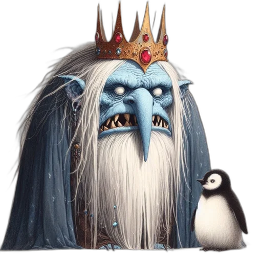 crown, animal, creature, concept art transparent PNG cut-out