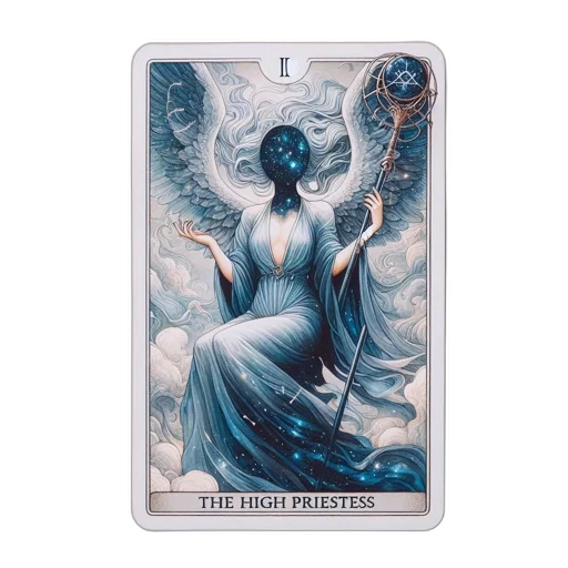 illustration, high, priestess, tarot transparent PNG cut-out
