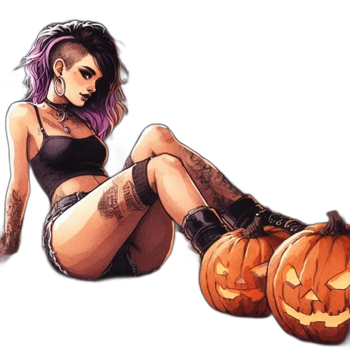 concept art, watercolor, comic book art, pixel art transparent PNG cut-out