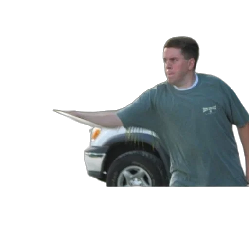 staff, jacket, car, creature transparent PNG cut-out