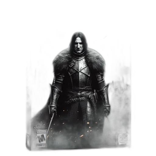 sword, weapon, jacket, face transparent PNG cut-out