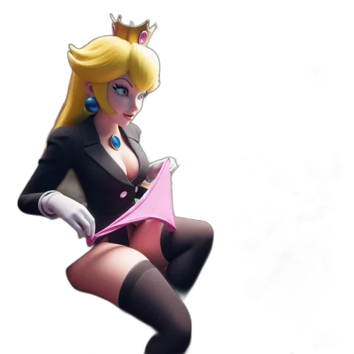 dress, crown, staff, weapon transparent PNG cut-out