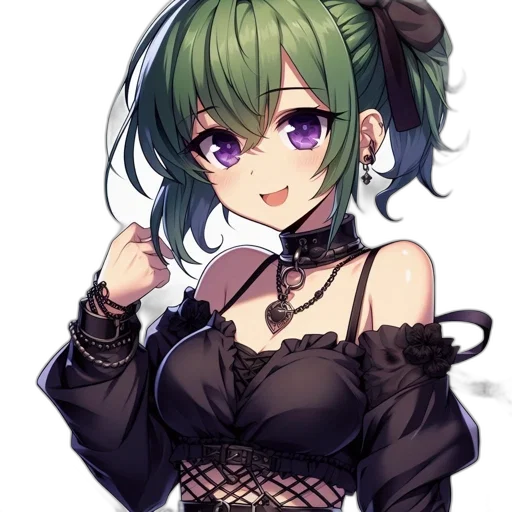 staff, dress, weapon, flower transparent PNG cut-out