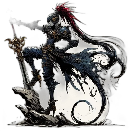 weapon, sword, staff, dragon transparent PNG cut-out