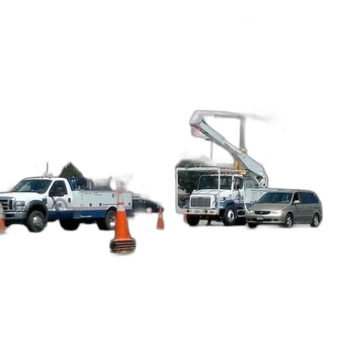 car, staff, 3d render, traffic transparent PNG cut-out