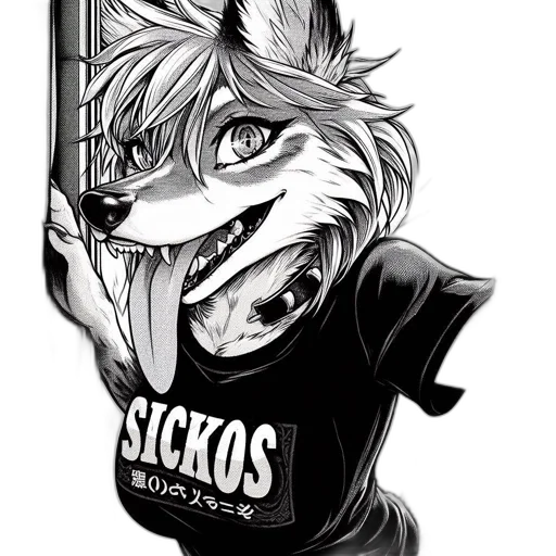mask, jacket, staff, cartoon transparent PNG cut-out