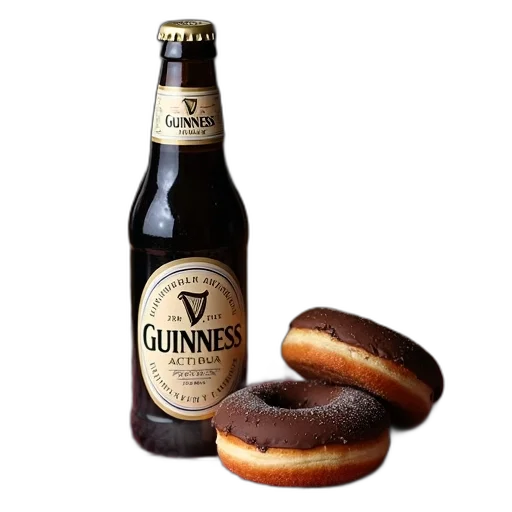 food, bottle, guinness, beer transparent PNG cut-out