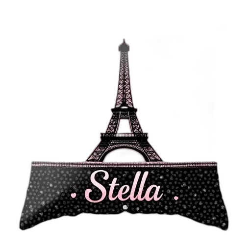 staff, 3d render, pink, cushion transparent PNG cut-out