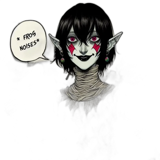 mask, face, creature, fantasy art transparent PNG cut-out
