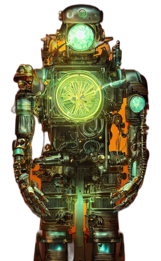robot, weapon, car, bottle transparent PNG cut-out