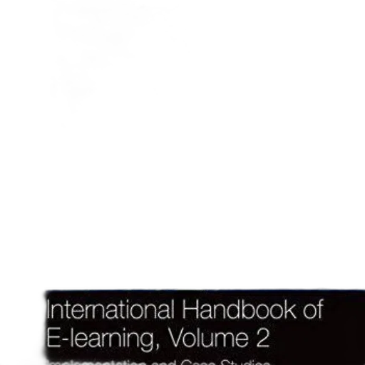 cover, international, handbook, e-learning transparent PNG cut-out