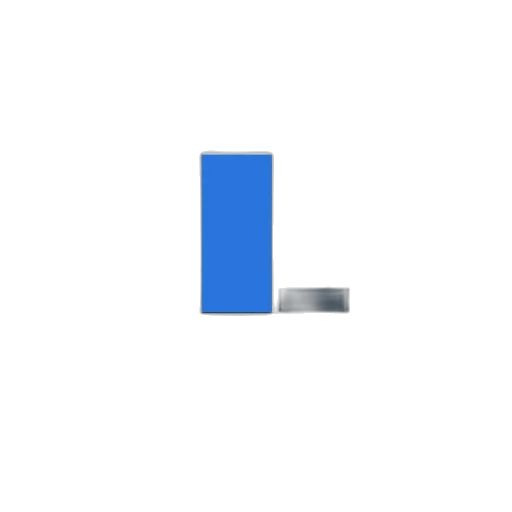 robot, pixel art, blue, monochrome transparent PNG cut-out