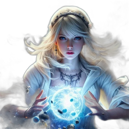 fantasy art, concept art, comic book art, photorealistic transparent PNG cut-out