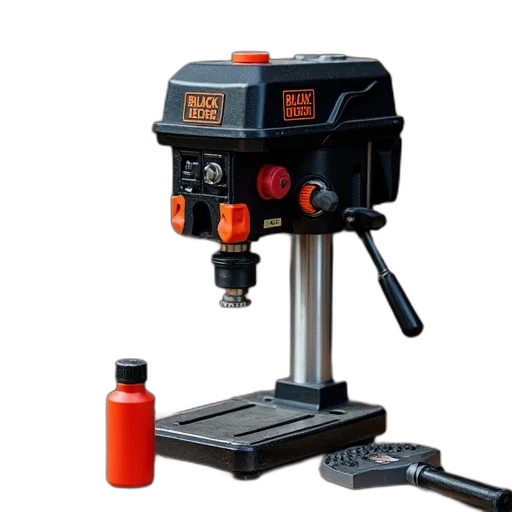 robot, staff, black, decker transparent PNG cut-out