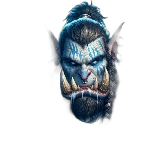 mask, face, staff, creature transparent PNG cut-out