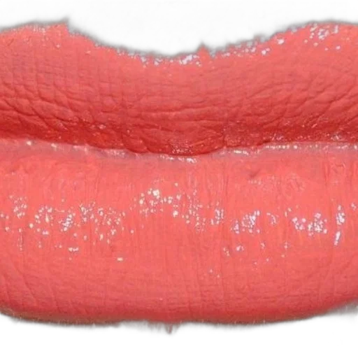 close-up, lips, bright, coral transparent PNG cut-out