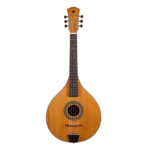 traditional, greek, bouzouki, round transparent PNG cut-out