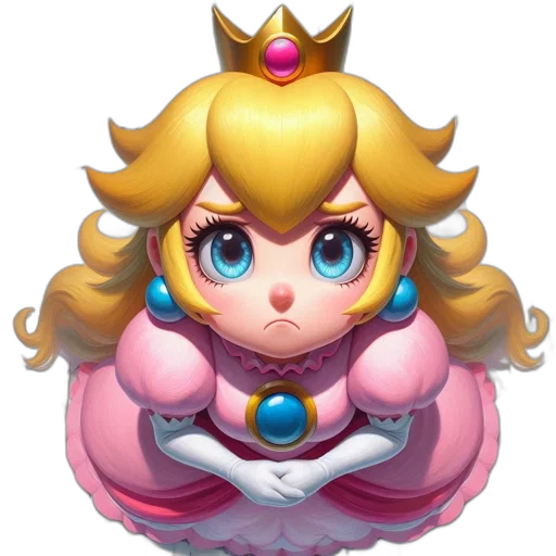 crown, dress, face, staff transparent PNG cut-out