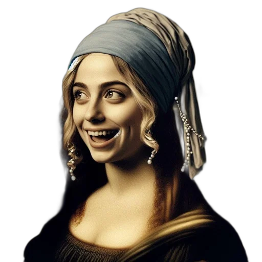 hat, face, crown, jewelry transparent PNG cut-out
