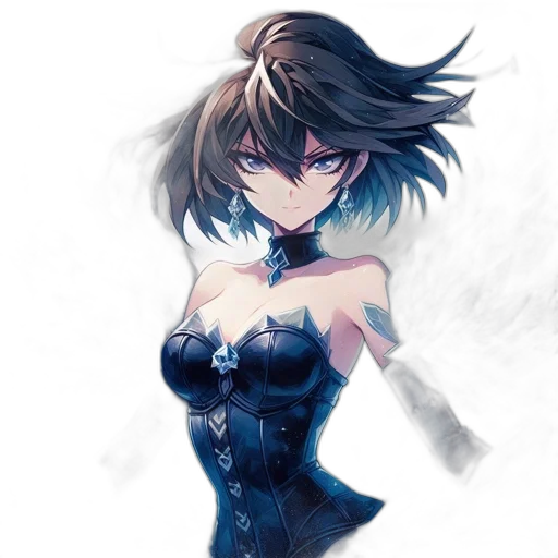 dress, weapon, anime, concept art transparent PNG cut-out