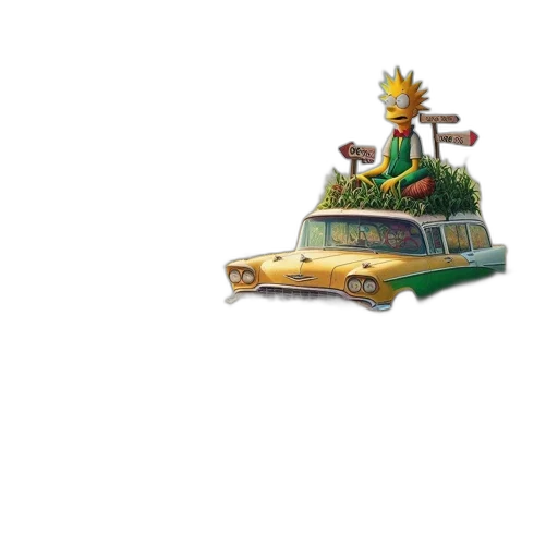 car, crown, hat, tree transparent PNG cut-out