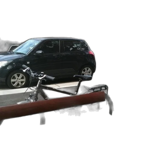 car, weapon, 3d render, bicycle transparent PNG cut-out