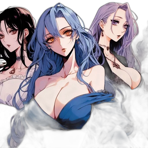 fantasy art, concept art, anime, pixel art transparent PNG cut-out