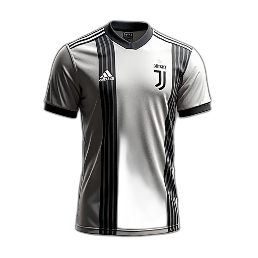 3d render, monochrome, juventus, home transparent PNG cut-out