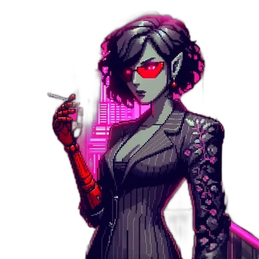 dress, robot, staff, jacket transparent PNG cut-out