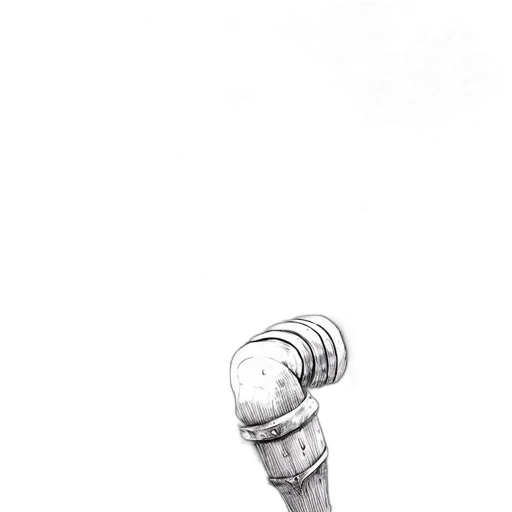 staff, hat, bottle, sword transparent PNG cut-out