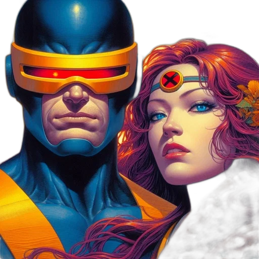 comic book art, concept art, colorful, neon transparent PNG cut-out