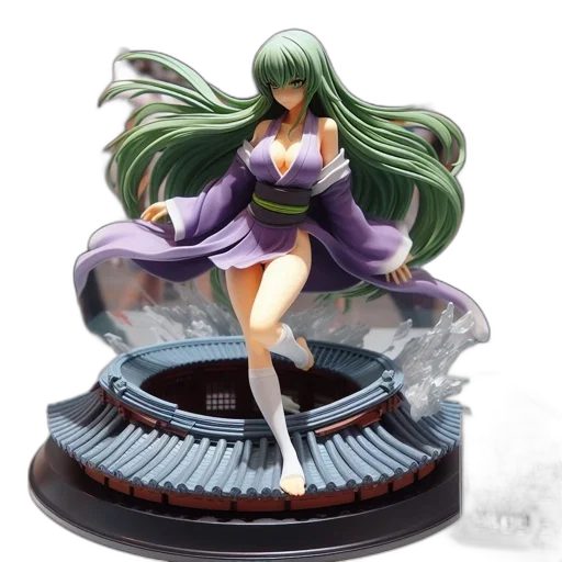 concept art, green, animated, figure transparent PNG cut-out