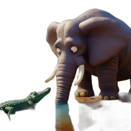 animal, creature, dragon, staff transparent PNG cut-out