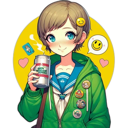 jacket, bottle, food, staff transparent PNG cut-out