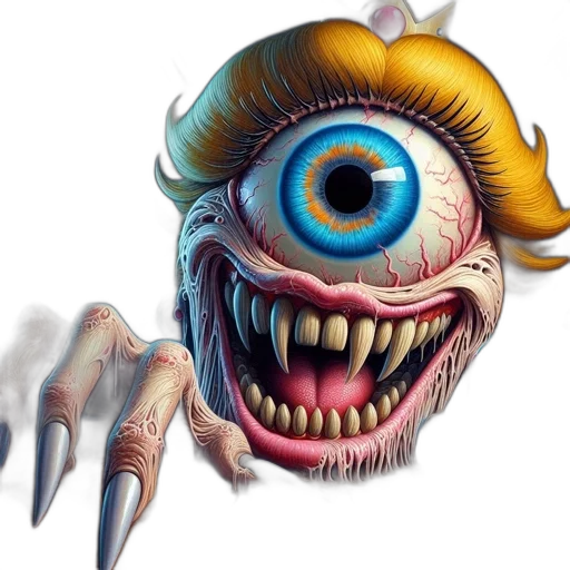 creature, mask, face, concept art transparent PNG cut-out