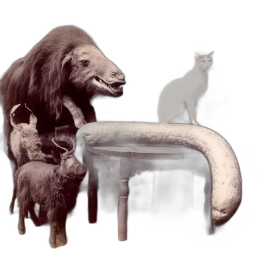 furniture, animal, creature, staff transparent PNG cut-out