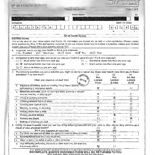sf-36, health, survey, form transparent PNG cut-out