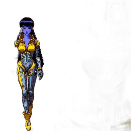 robot, concept art, 3d render, fantasy art transparent PNG cut-out