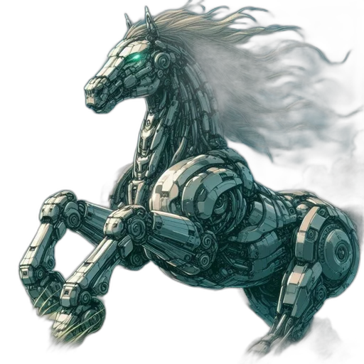 dragon, robot, creature, animal transparent PNG cut-out