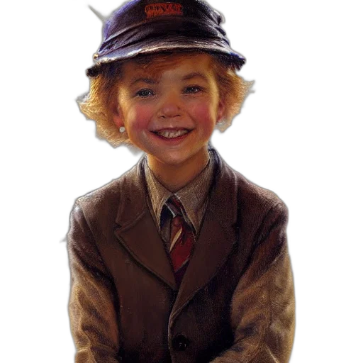 hat, face, jacket, staff transparent PNG cut-out