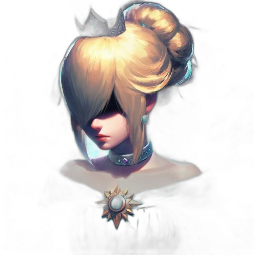 crown, face, staff, hair transparent PNG cut-out