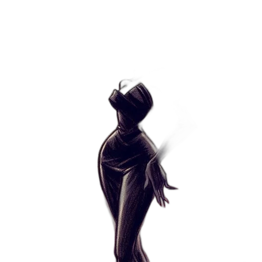dress, hat, staff, crown transparent PNG cut-out